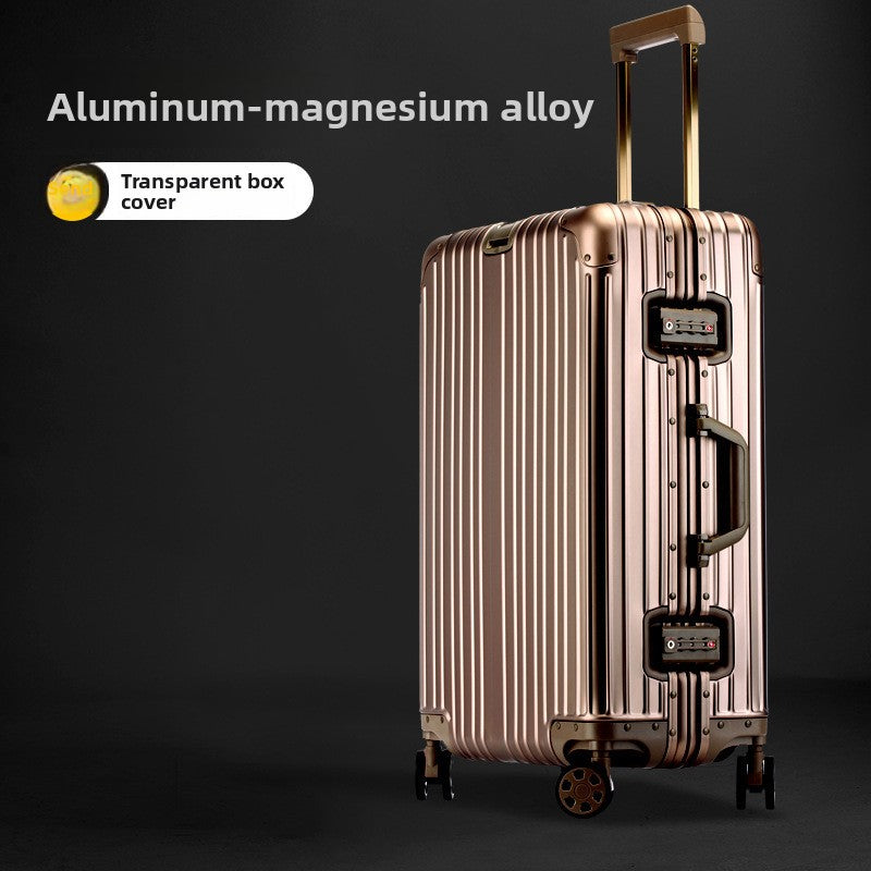 Aluminum Magnesium Alloy TSA Lock Suitcase