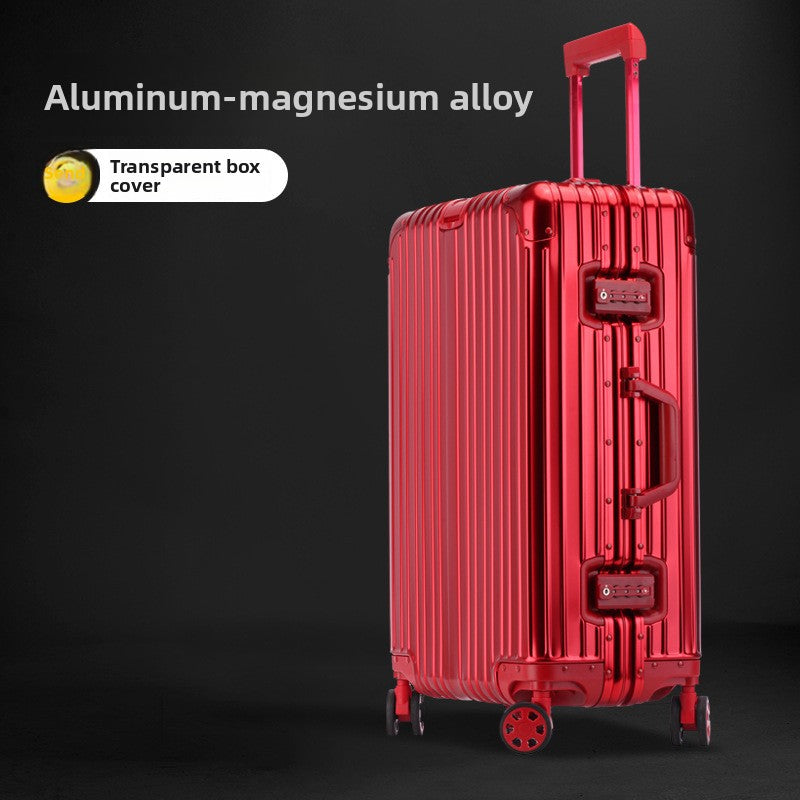 Aluminum Magnesium Alloy TSA Lock Suitcase