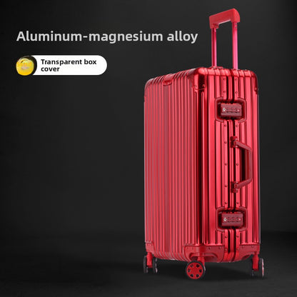 Aluminum Magnesium Alloy TSA Lock Suitcase