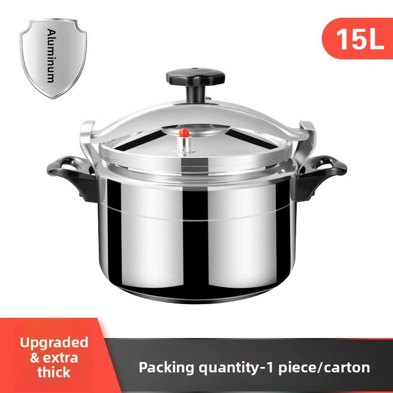 Aluminum pressure cooker with large capacity soup pot