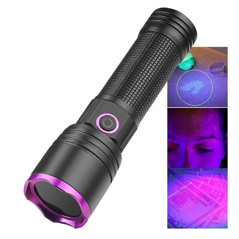 Aluminum UV Flashlight 365nm for Detection and Inspection