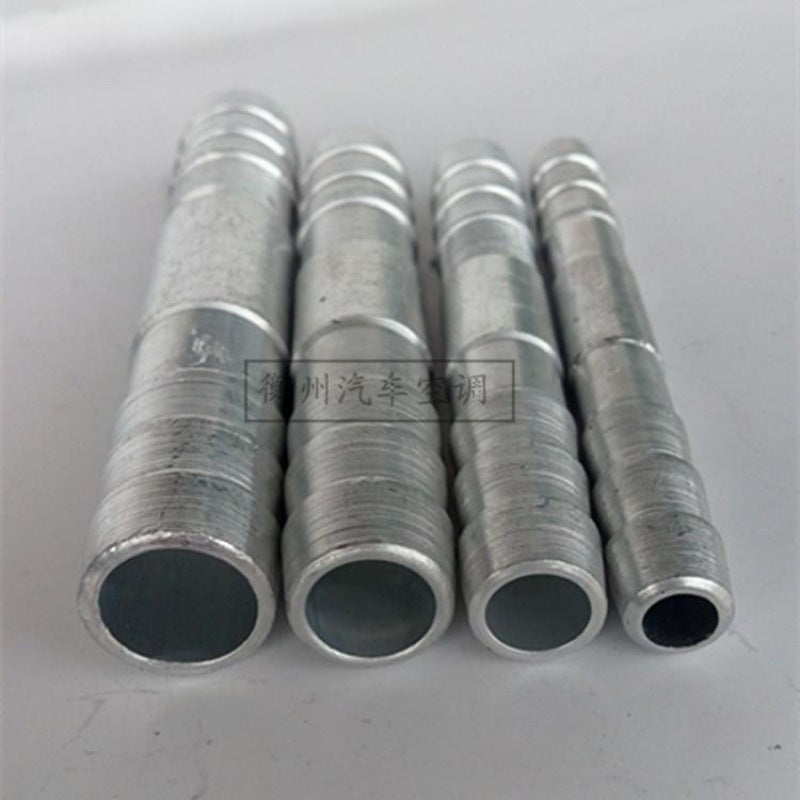 Aluminum Vehicle AC Pipe Connector Straight Adapter