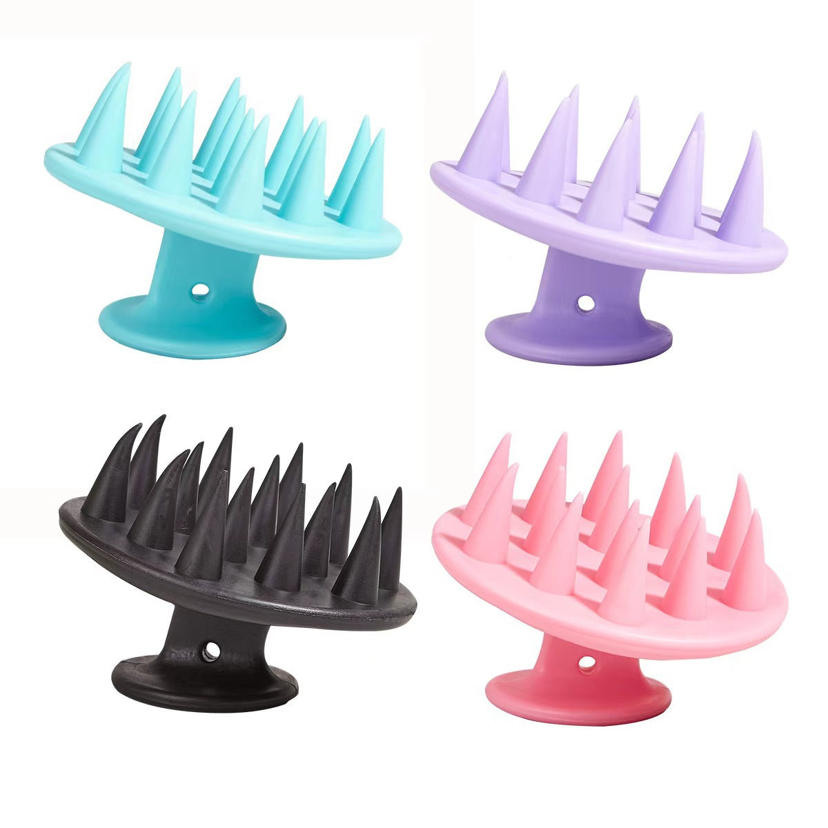 Amazon Brush Silicone Shampoo Brush Massage Brush Baby Adult Shampoo Press One Silicone Shampoo Brush
