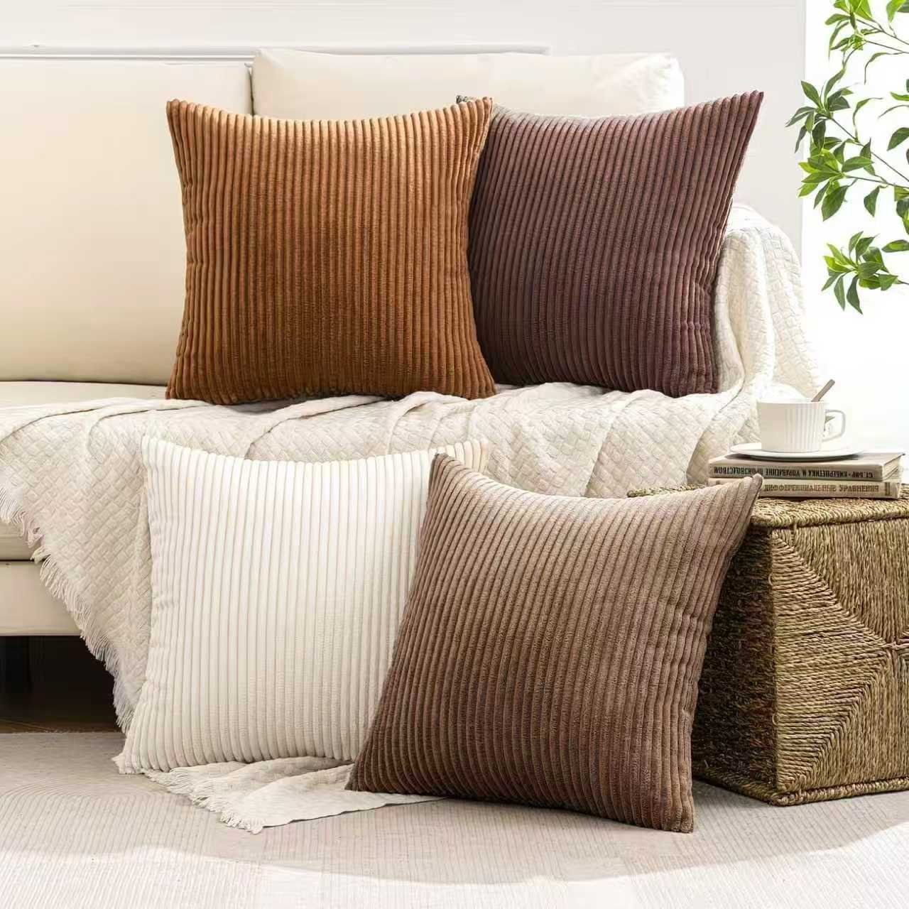 Amazon Cross-Border Bestseller 4-Pack Bohemian Farmhouse Modern Nordic Style Pillowcases 45.72X45.72Cm