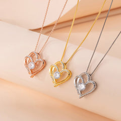White gold pendant [with chain]