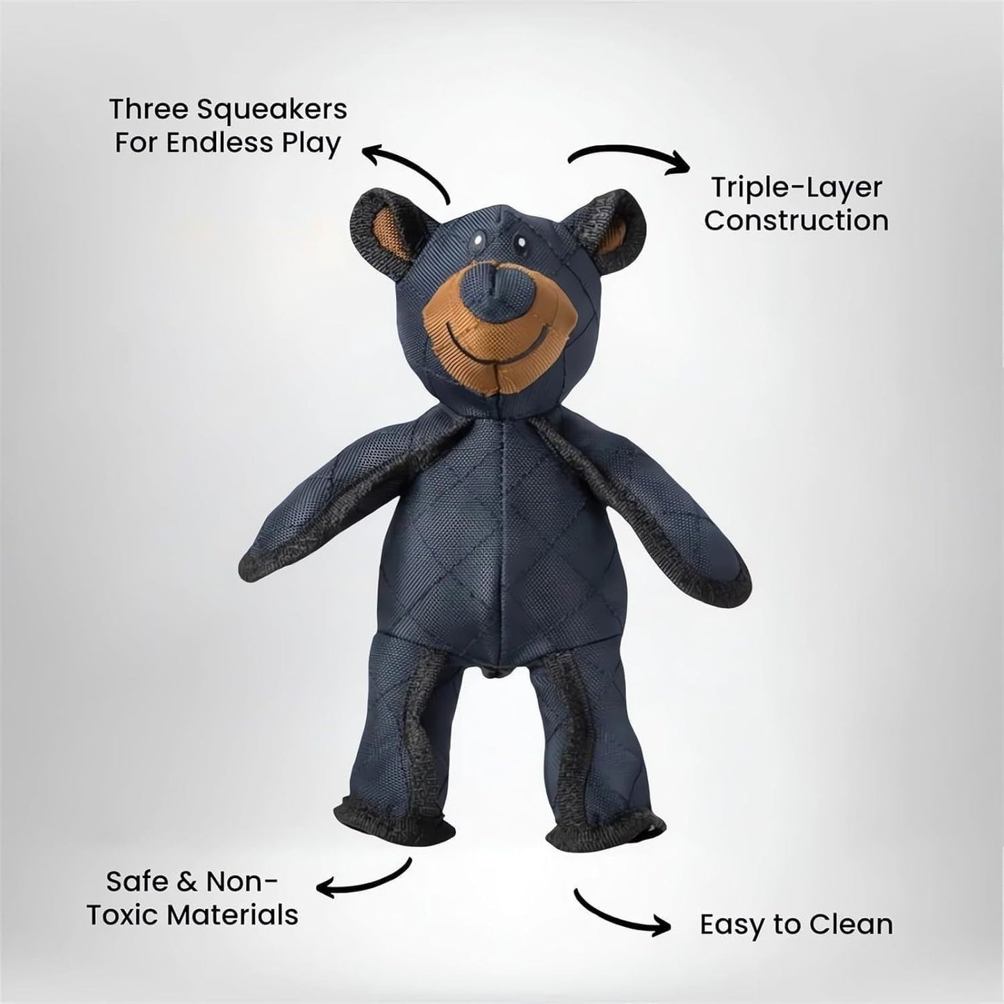 Amazon's Popular Mighty Bear Pet Toy Bite-Resistant Oxford Cloth Dog Sound Toy