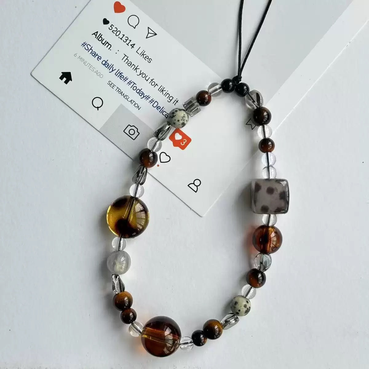 Amber Impression Phone Lanyard