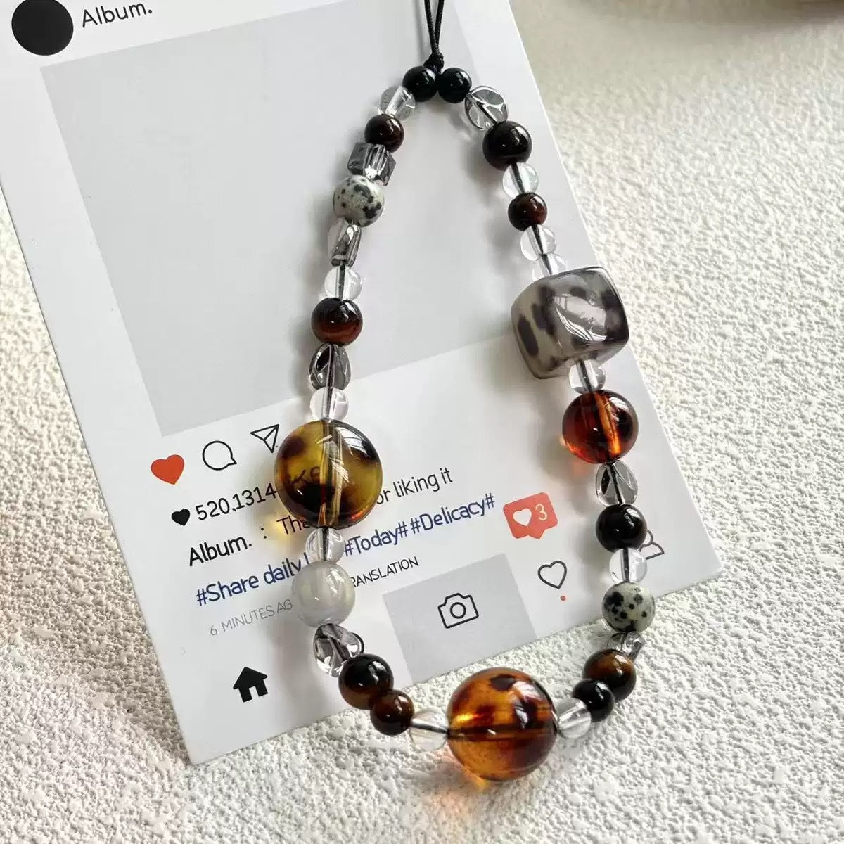 Amber Impression Phone Lanyard
