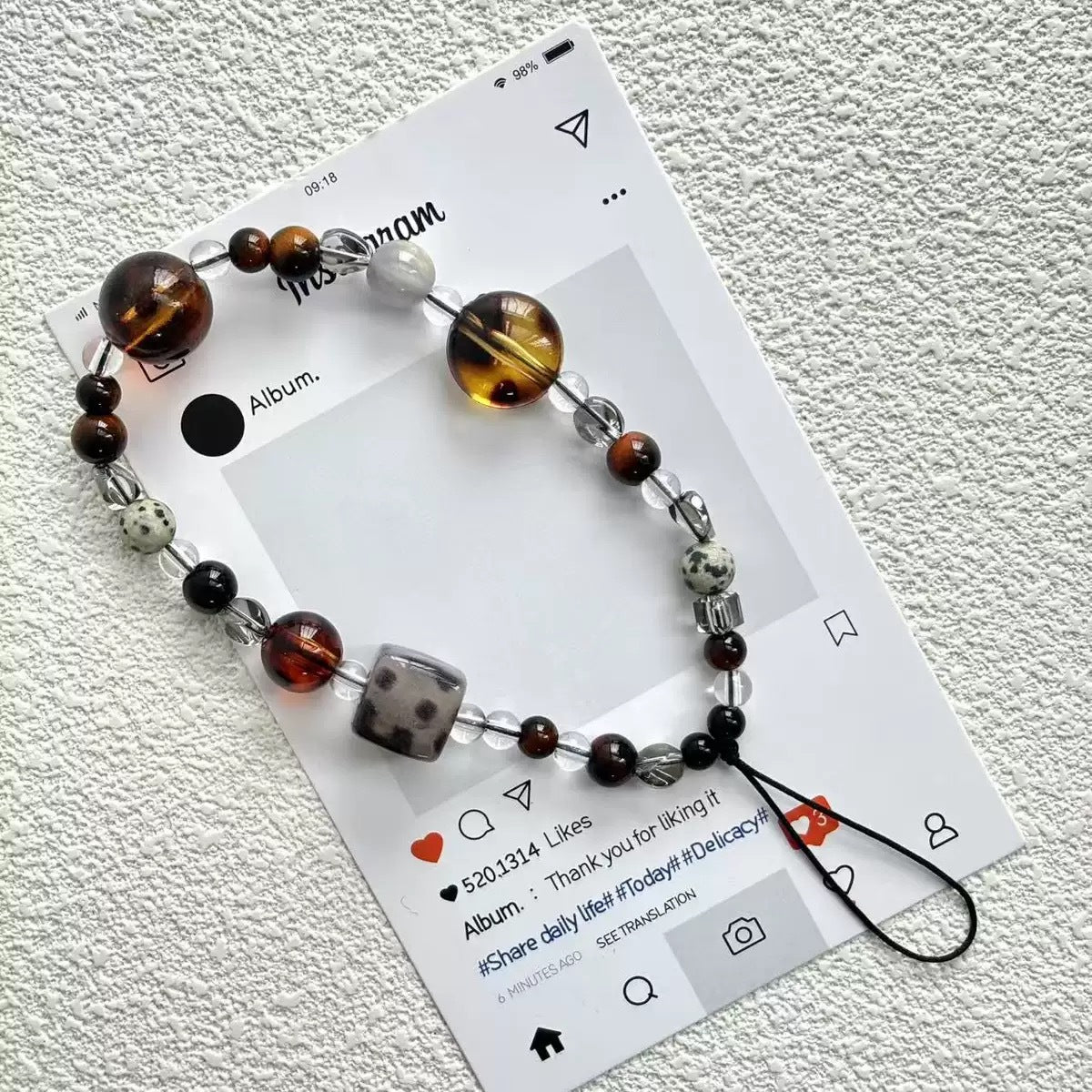 Amber Impression Phone Lanyard
