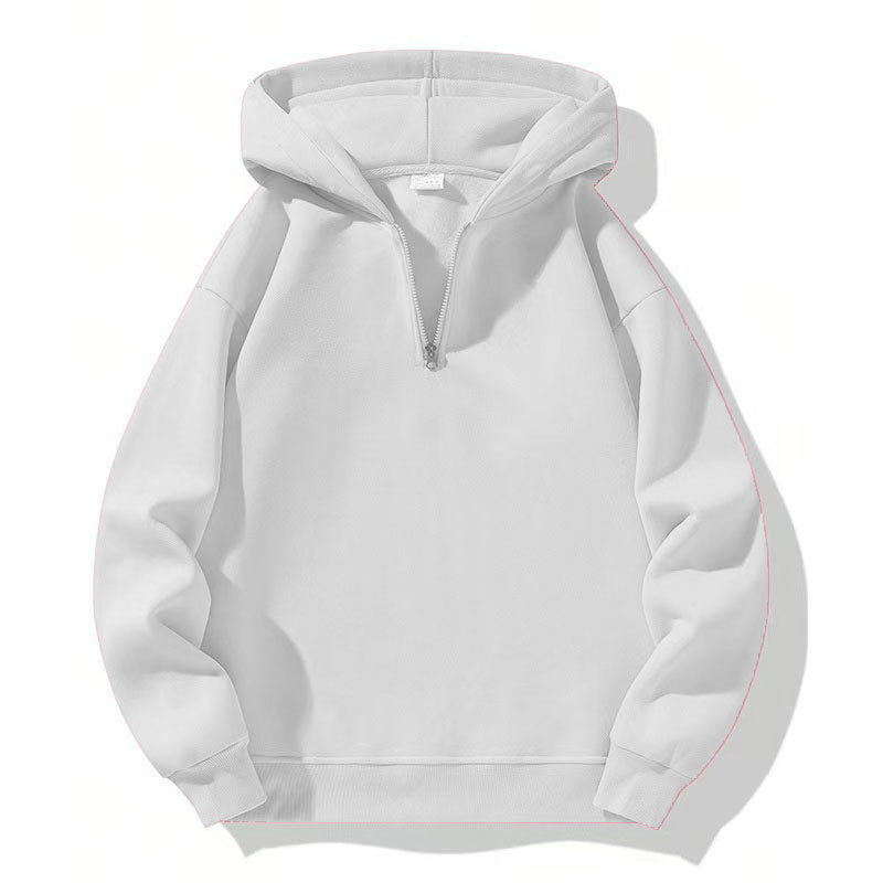 American Casual Zipper Hoodie Loose Sports Sweater