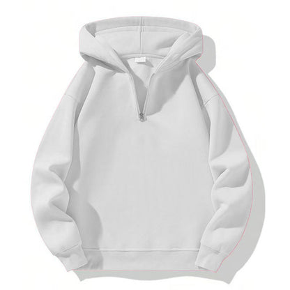 American Casual Zipper Hoodie Loose Sports Sweater
