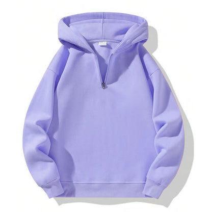 American Casual Zipper Hoodie Loose Sports Sweater