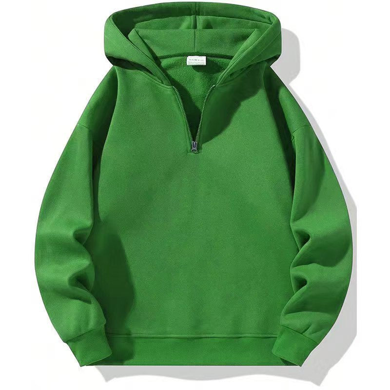 American Casual Zipper Hoodie Loose Sports Sweater