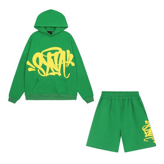 American hip-hop style loose hoodie and sweatpants