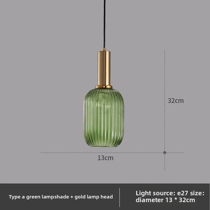 American retro glass chandelier