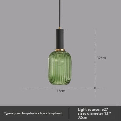 American retro glass chandelier