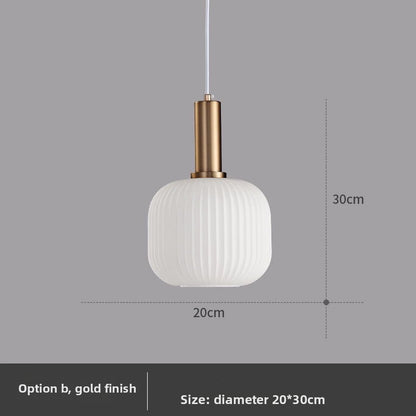 American retro glass chandelier
