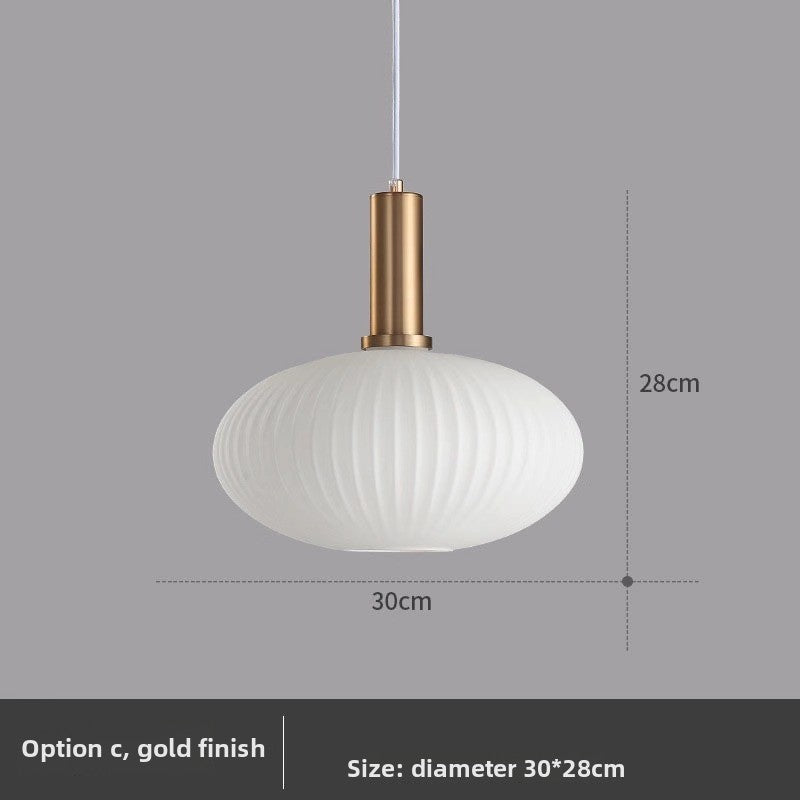 American retro glass chandelier