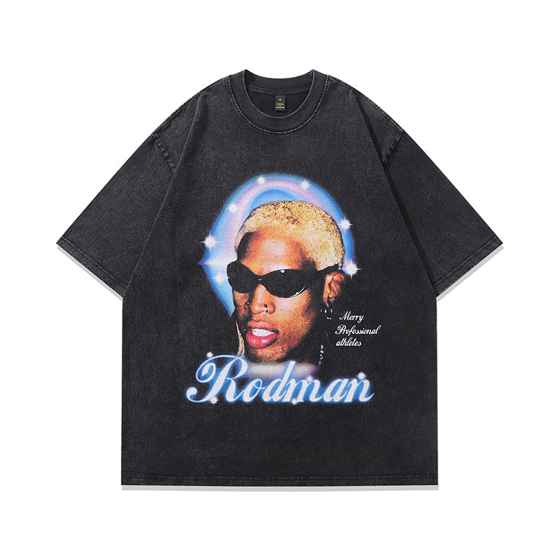 American street retro short-sleeved shirt