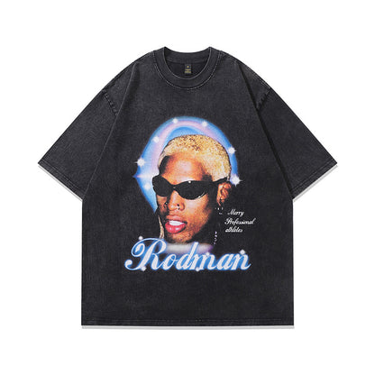 American street retro short-sleeved shirt