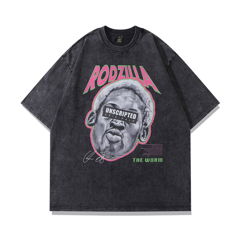 American street retro short-sleeved shirt