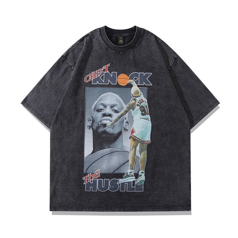 American street retro short-sleeved shirt
