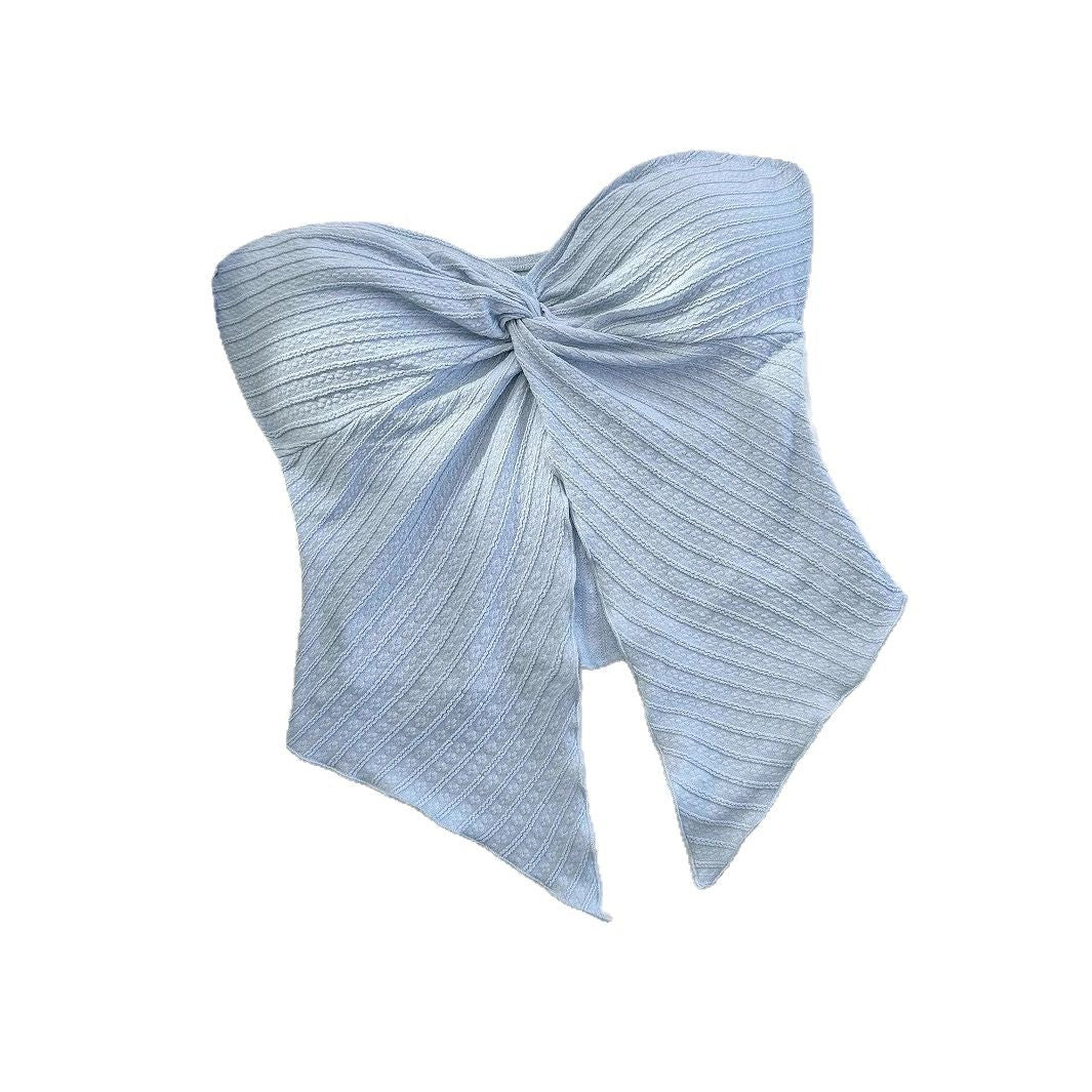 American-style backless lingerie, strapless top with a low-cut design