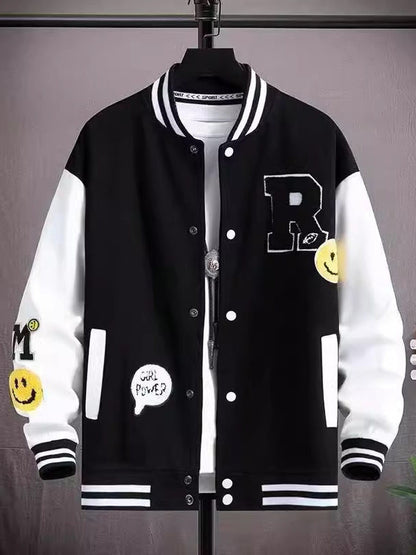 American-Style Baseball Jacket for Men
