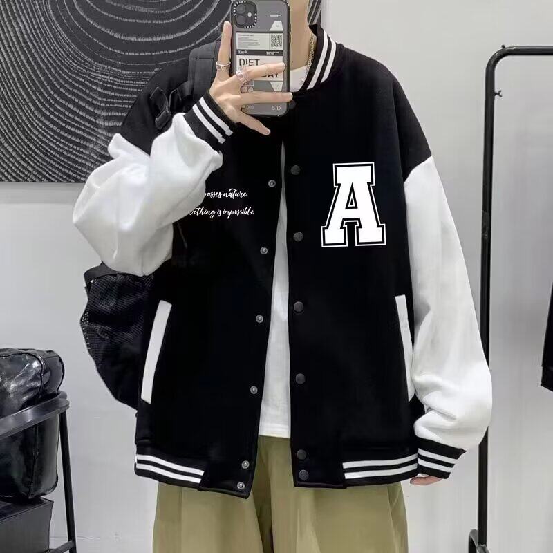 American-Style Baseball Jacket for Men