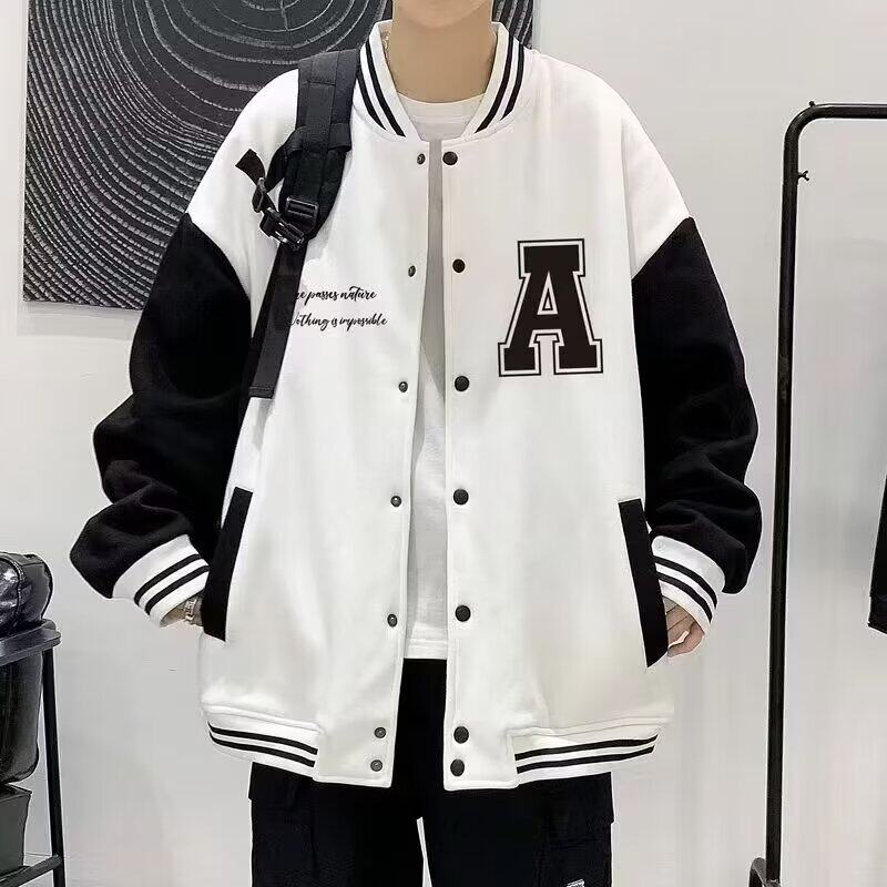 American-Style Baseball Jacket for Men