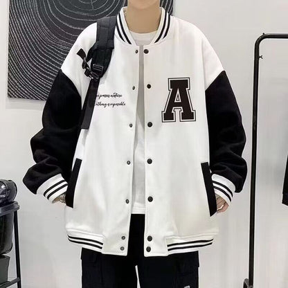 American-Style Baseball Jacket for Men