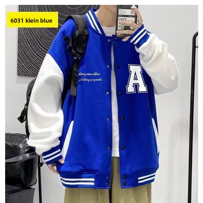 American-Style Baseball Jacket for Men