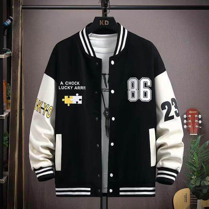 American-Style Baseball Jacket for Men