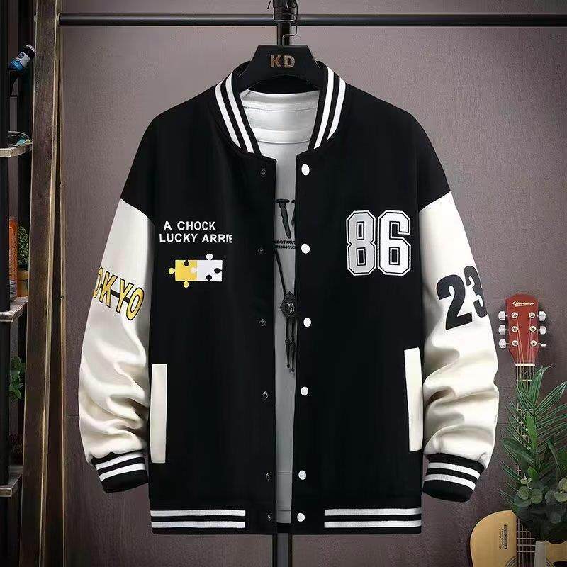 American-Style Baseball Jacket for Men