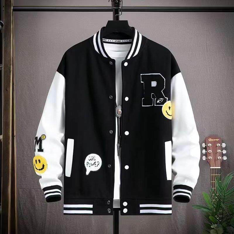 American-Style Baseball Jacket for Men