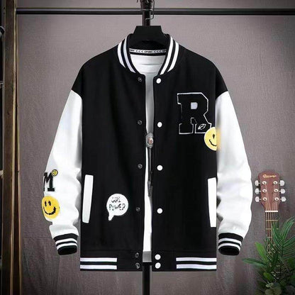 American-Style Baseball Jacket for Men