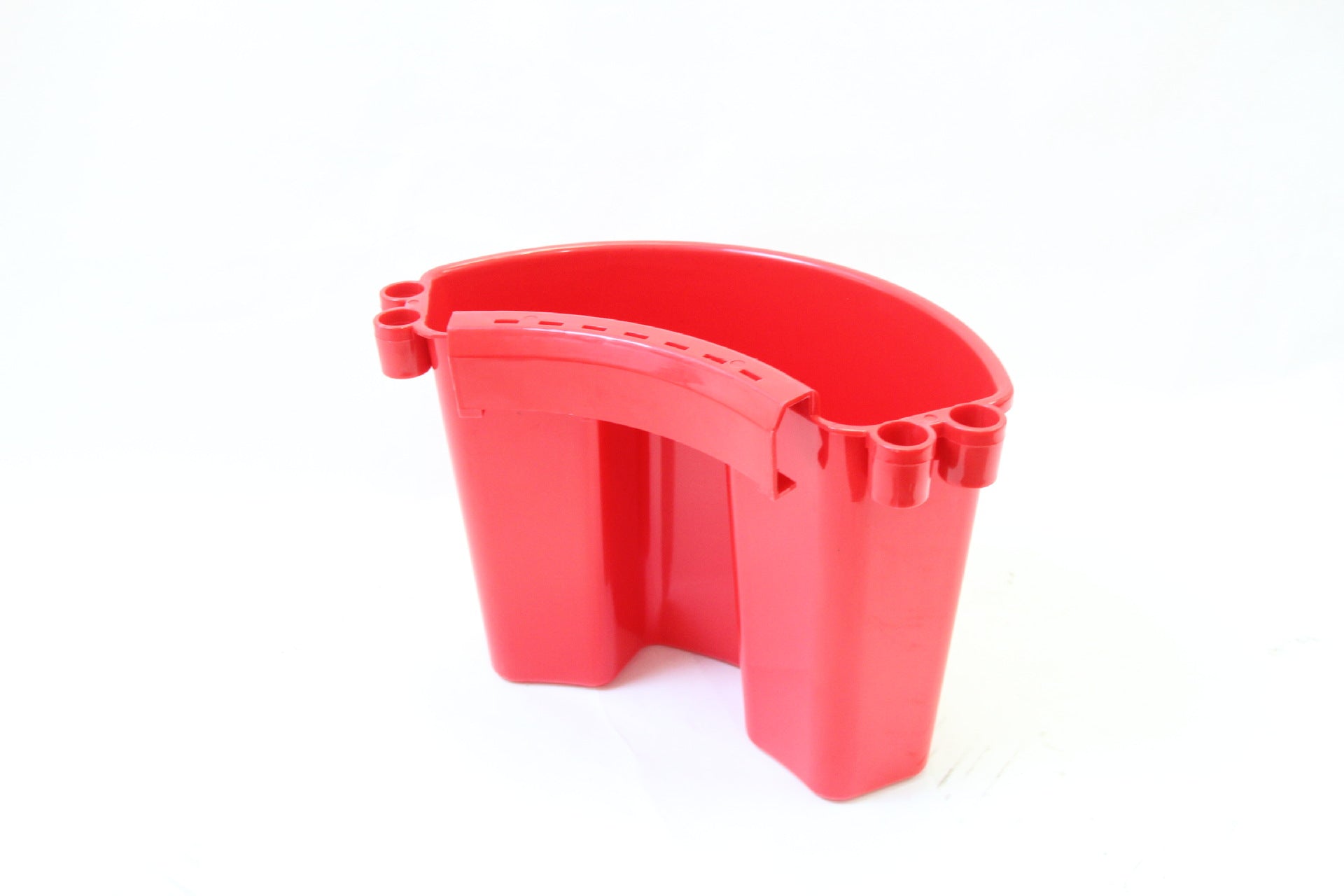 American-style car washing bucket with hanging hook and detailing brush