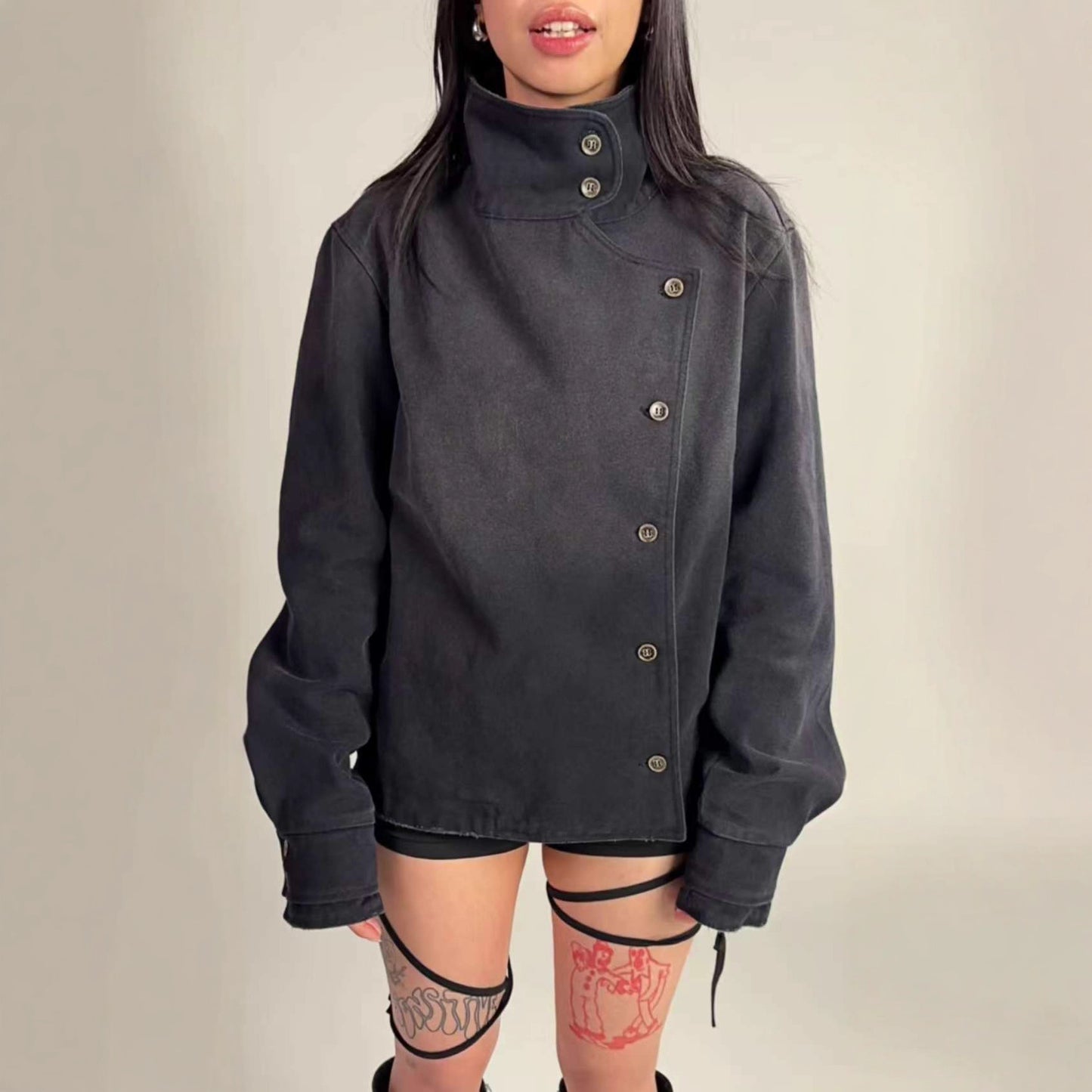 American-style denim jacket