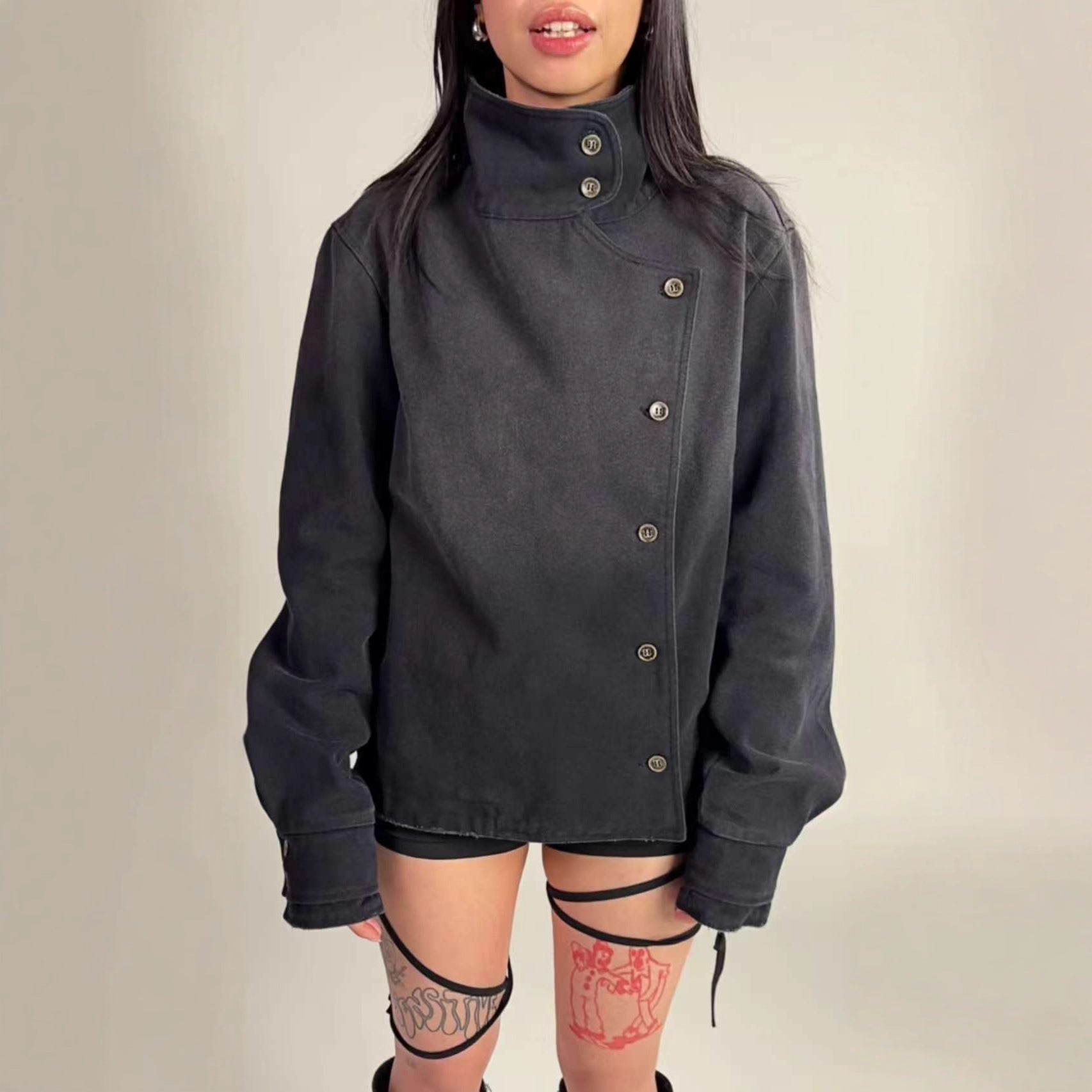 American-style denim jacket