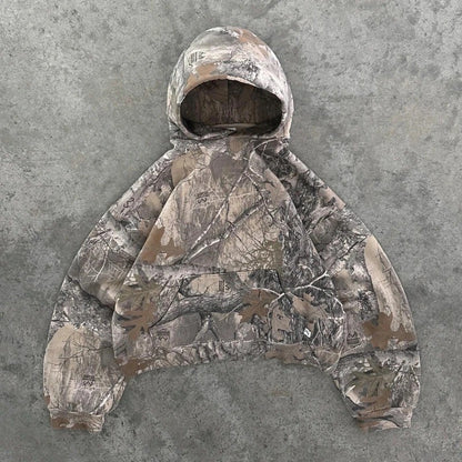 American-style retro hoodie
