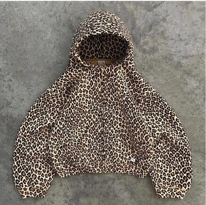American-style retro hoodie