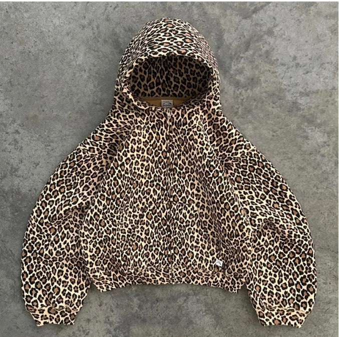 American-style retro hoodie