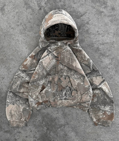 American-style retro hoodie
