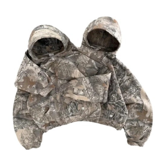 American-style retro hoodie