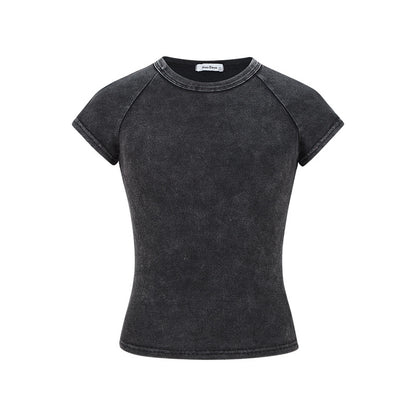 American-style retro short-sleeved shirt