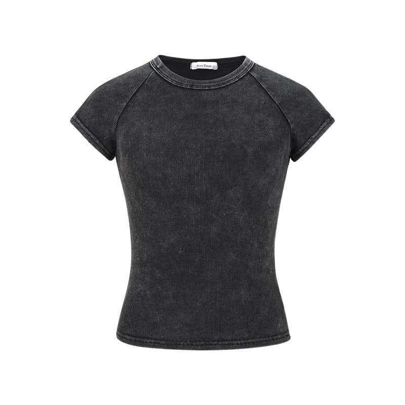 American-style retro short-sleeved shirt