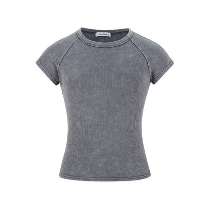 American-style retro short-sleeved shirt