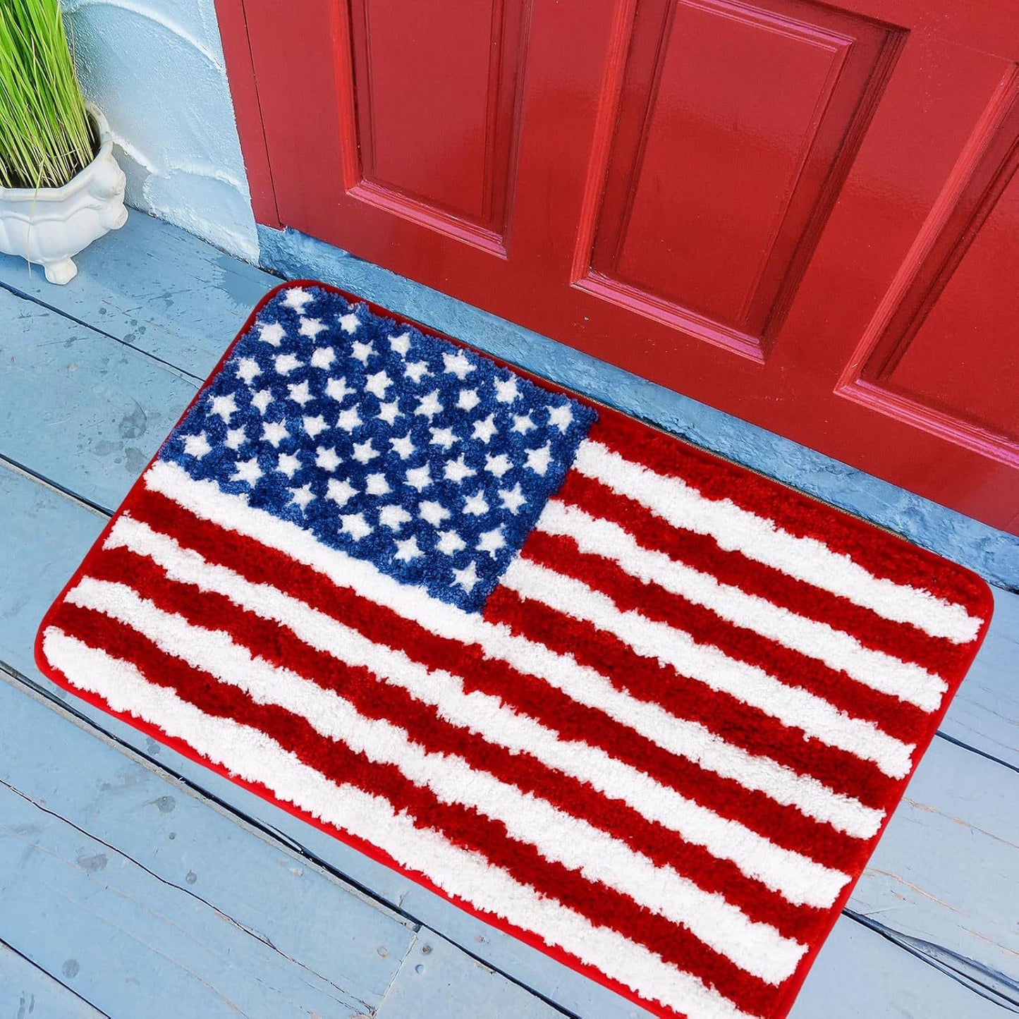 American Style Stars Stripes Floor Mat