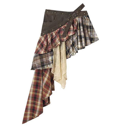 American-style street-style short skirt culottes