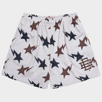 American style trendy elasticated short pants